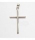 Colgante Cruz lisa en Plata de Ley 925