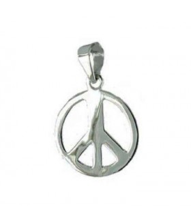 Colgante Paz en Plata de Ley 925