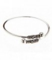 Pulsera etnica en plata de ley 925