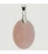 Colgante Cuarzo Rosa en plata de ley 925