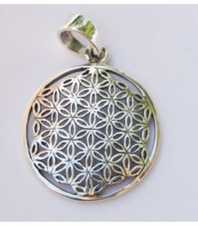 Colgante flor de la vida en Plata de Ley 925