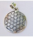 Colgante flor de la vida en Plata de Ley 925