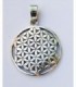 Colgante flor de la vida en Plata de Ley 925