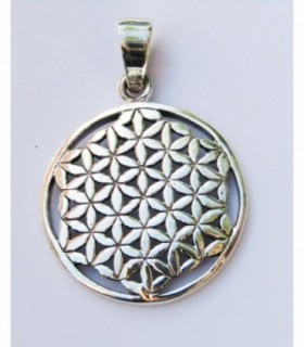 Colgante flor de la vida en Plata de Ley 925