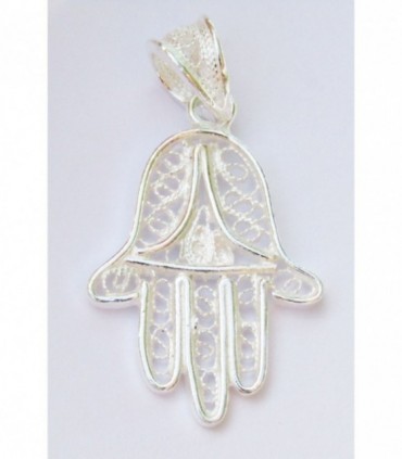 Colgante Mano de Fátima en Plata de Ley