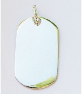 Colgante Chapa en Plata de Ley 925