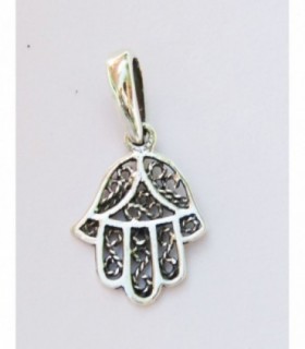 Colgante Mano de Fátima en Plata de Ley 925