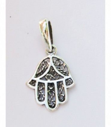 Colgante Mano de Fátima en Plata de Ley 925