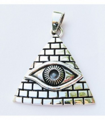 Colgante Iluminati en Plata de Ley 925