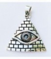Colgante Iluminati en Plata de Ley 925