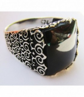 Anillo Óni en Plata de Ley 925