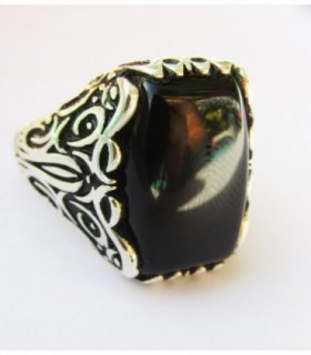 Anillo sello1 en Plata de Ley 925