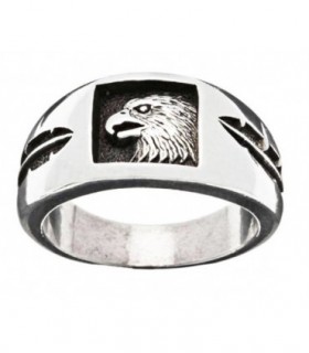 Anillo aguila en plata de ley 925