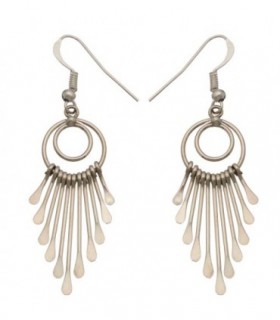 Pendiente arc en plata de ley 925