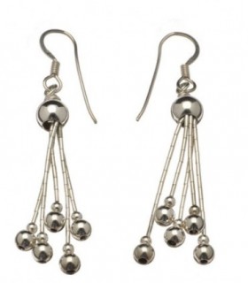 Pendiente silv en plata de ley 925