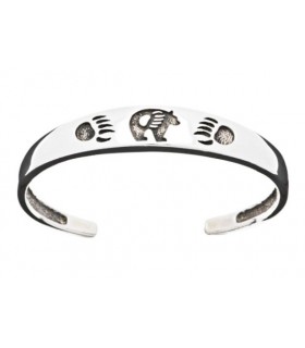 Pulsera grizz en plata de ley 925