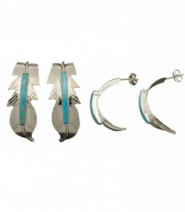 Pendiente rue en plata de ley 925