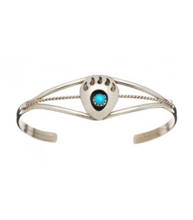 Pulsera grizzley en plata de ley 925