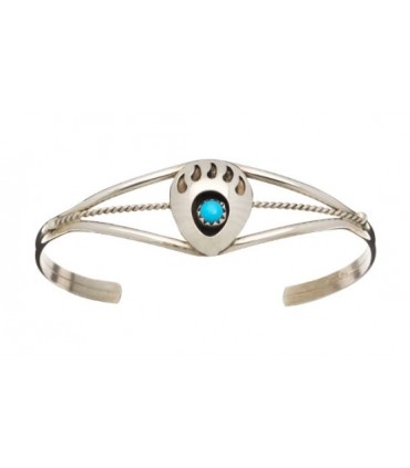 Pulsera grizzley en plata de ley 925