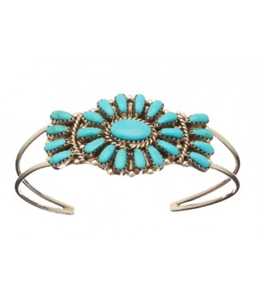 Pulsera sioux en plata de ley 925