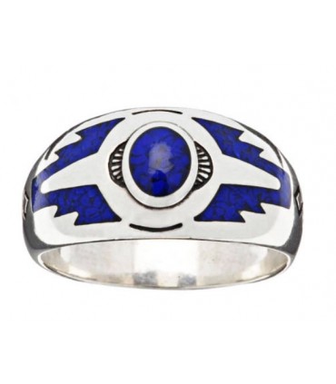 Anillo sol en Plata de Ley 925