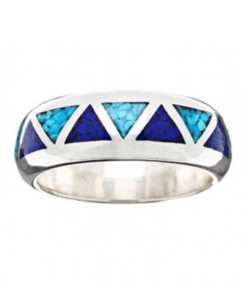 Anillo oval en Plata de Ley 925