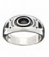 Anillo onix2 en Plata de Ley 925