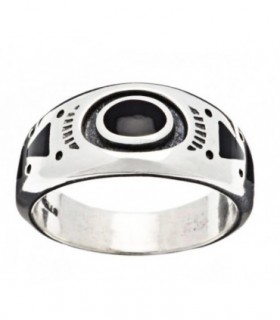 Anillo onix2 en Plata de Ley 925