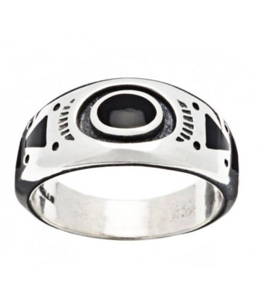 Anillo onix2 en Plata de Ley 925