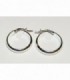 Aros ros en plata de ley 925