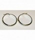 Aros pi en plata de ley 925