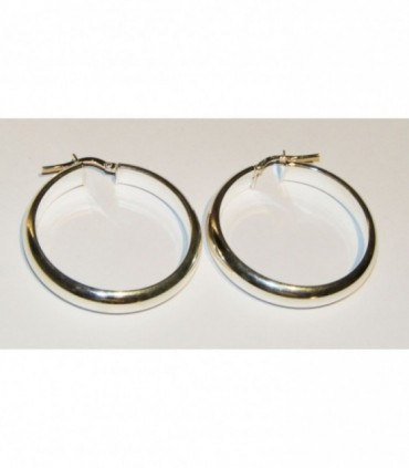 Aros pi en plata de ley 925