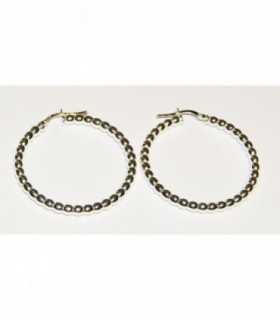 Aros yu en plata de ley 925