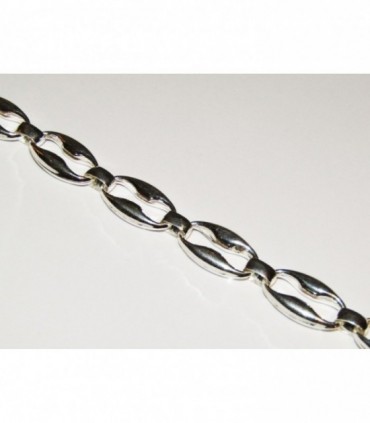 Pulsera de eslab2 en plata de ley 925