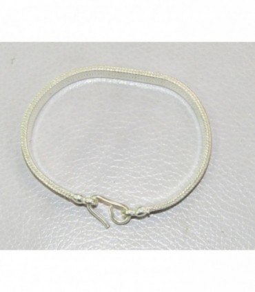 Pulsera sneck2 en plata de ley 925