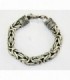 Pulsera gris en plata de ley 925