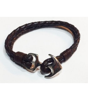 Pulsera anclaw en plata de ley 925