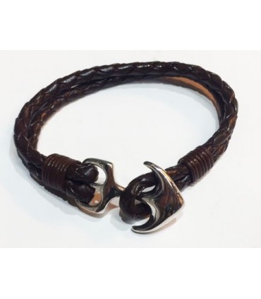 Pulsera anclaw en plata de ley 925