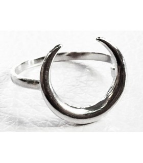 Anillo lu en plata de ley 925
