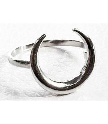 Anillo lu en plata de ley 925