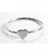 Anillo core en plata de ley 925