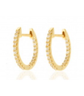 Aros doc en plata de ley 925