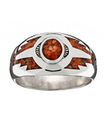 Anillo sol en Plata de Ley 925