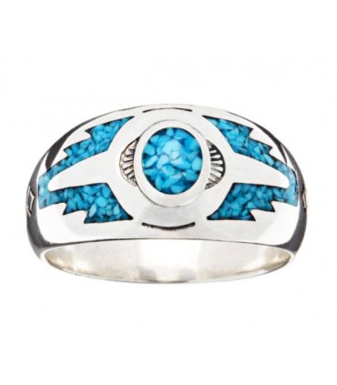 Anillo sol en Plata de Ley 925