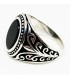 Anillo black en plata de ley 925