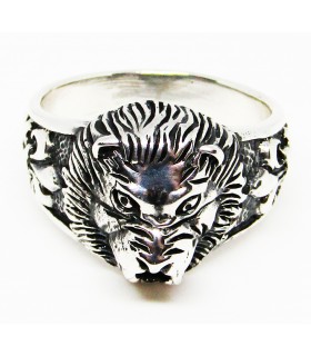 Anillo lyon en plata de ley 925