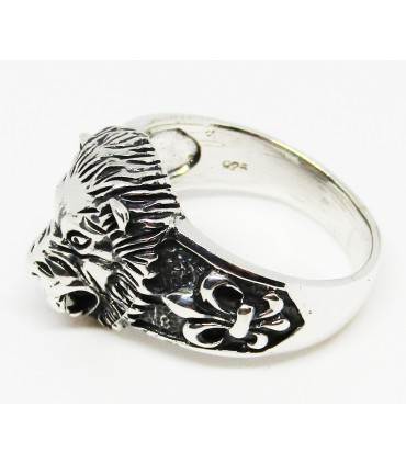 Anillo lyon en plata de ley 925