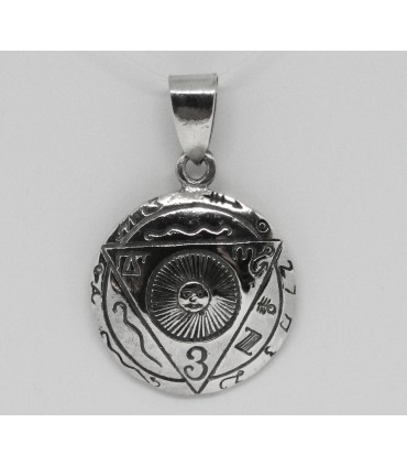 Colgante aztec en plata de ley 925