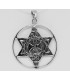Colgante estrella en plata de ley 925