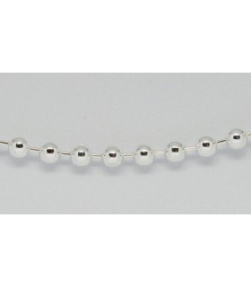Cadena bow en plata de ley 925